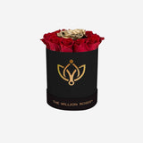 Basic Black Box | Red & Gold Mini Roses