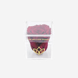 Acrylic Single Box | Burgundy Rose