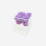 Acrylic 4 Drawer Box | Lavender Roses