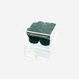 Acrylic 4 Drawer Box | Dark Green Roses